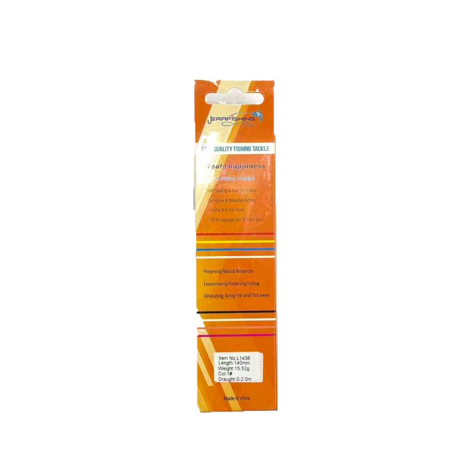 Воблер составной "ERAFISHIG" WEIGHT: 15.52g, LENGTH:140mm №：L1438 COL:1#