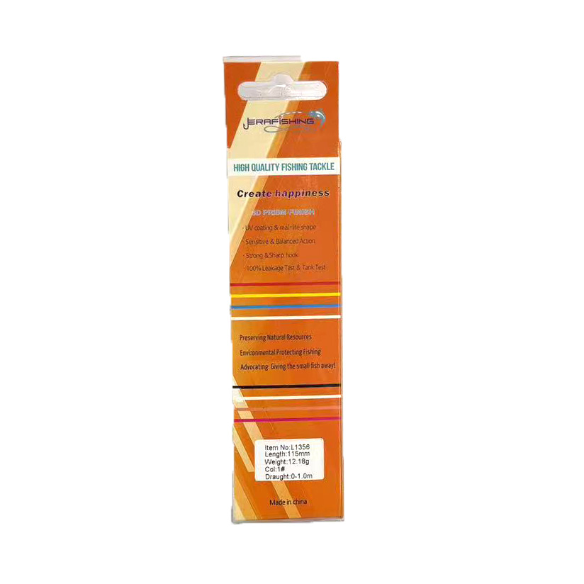 Воблер составной "ERAFISHIG" WEIGHT: 12.18g, LENGTH:115mm №：L1356 COL:1#
